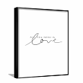 Just Be You Artistic Wall Decor With Stylish Typography Design