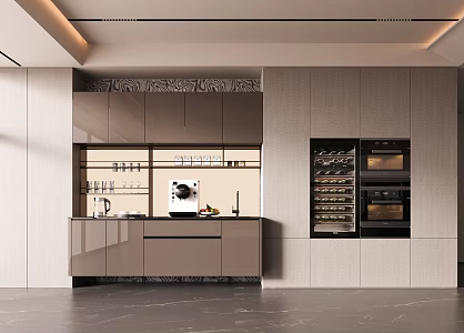 Modern Wine Cabinet Tea Cabinet Water Bar Cabinet Sideboard Cabinet 3d model