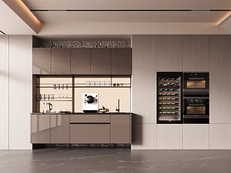 Modern Wine Cabinet Tea Cabinet Water Bar Cabinet Sideboard Cabinet 3d model