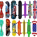Sports Equipment Skateboards With Various Colorful Designs And Diverse Character Patterns For All Riders