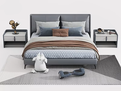 Modern Children's Bed 3d model