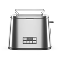 Essential Modern Kitchen Appliances With Stainless Steel Mixer Kettle Hand Blender And Toaster