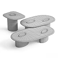 Enne Rita coffee table 3d model