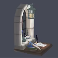 Modern windows magic windows 3d model