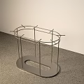 Stylish Modern Clothing Store Metal Clothes Rack With Open Design For Garment