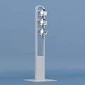 Modern Organizer Stand for Musical Instruments and Art Supplies with Circular Holders