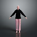 Comfortable Casual Clothing Set With Black Hoodie And Pink Pants For Daily Wear
