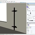 Modern Black Metal Handle Design For Wall Mounted Cabinet Or Door