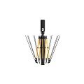 Game Movie Character With Green Foldable Umbrella Like Structure And Black Metallic Parts