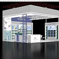 Goodfell Exhibition Booth Featuring Glass Doors Display Shelves And Product Displays