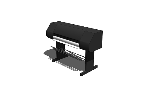 Office Printer Plotter 3d model