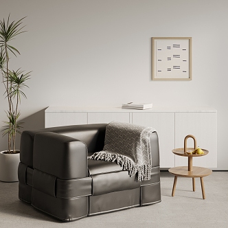 cassina single sofa 3d model