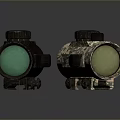 Infrared Steiner Laser Pistol Light Source Firearm Sight Firearm Device 3d model