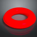 Commercial Equipment Red Inflatable Ring for Swimming Pool Safety and Rescue Use