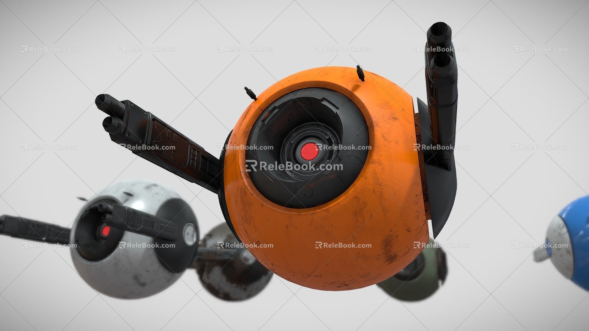 Fighter Drone Display 3d model