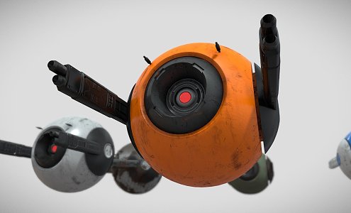 Fighter Drone Display 3d model