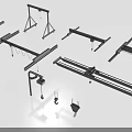 Industrial Lifting Equipment Components Including Overhead Crane Parts And Steel Frames