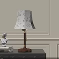 French Retro Table Lamp 3d model