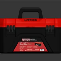 Tool Box Iron Box Multi-layer Tool Box Iron Box Iron Trunk Box Luggage Leather Box 3d model