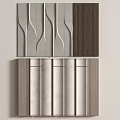 Sofa background wall Bedside background wall 3d model