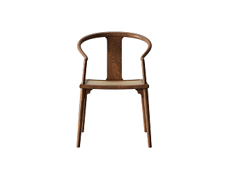 New Chinese style single chair 3d model