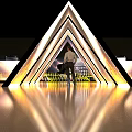 Luxury Tea Break Area In Grand Event Venue With Comfortable Seating And Elegant Lighting