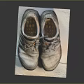 Light Colored Casual Lace Up Sneakers With Knit Upper And Rubber Sole