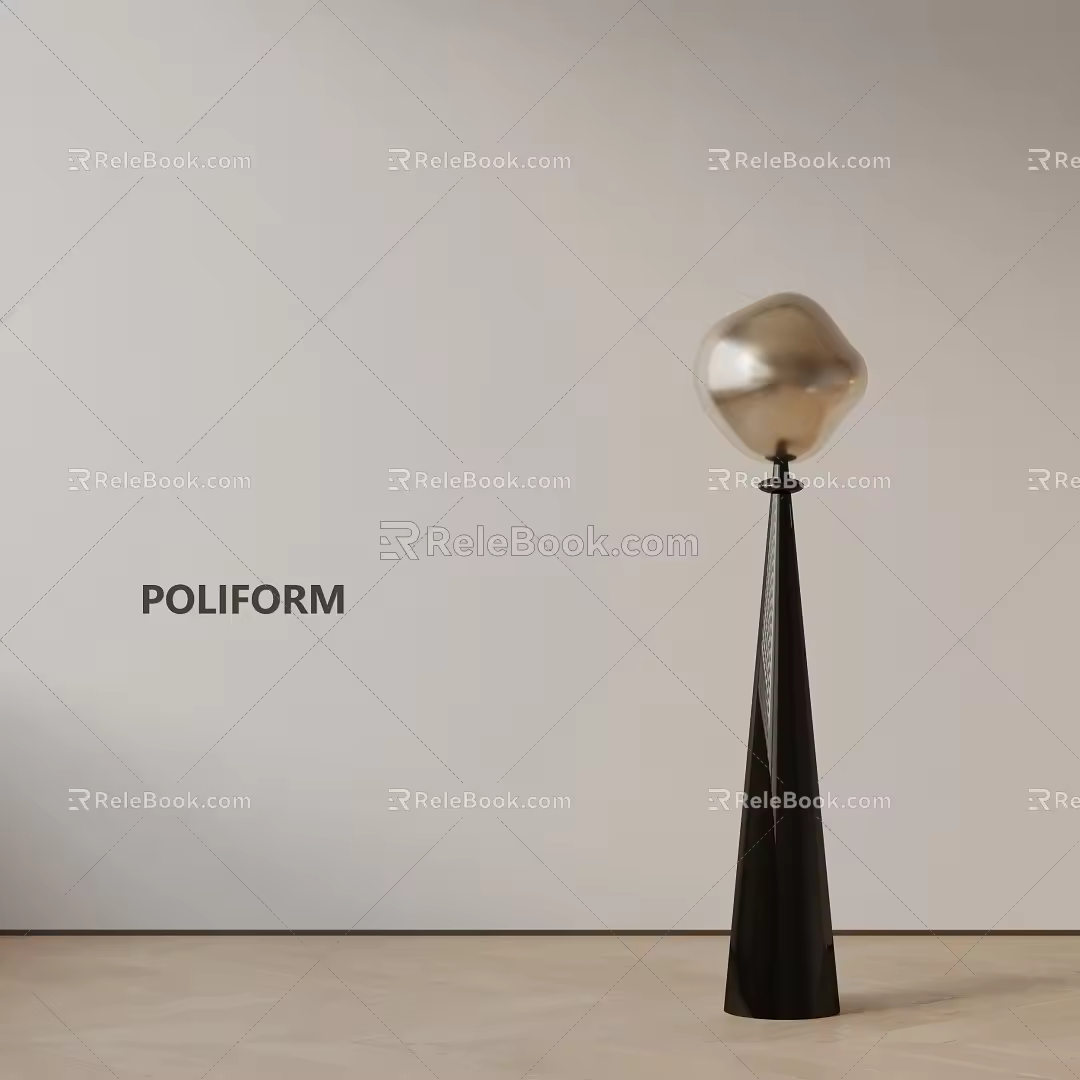Modern floor lamp 3d model