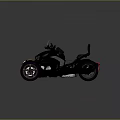 Black Electric Toy Three Wheel Vehicle With Modern Design Comfortable Seat And LED Headlights