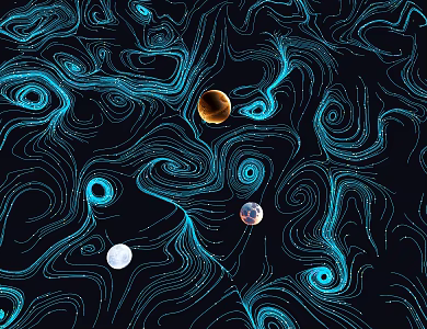 Star Top Galaxy Universe 3d model