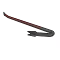 Heavy Duty Metal Hook Tool With Curved Design And Double Pointed Ends