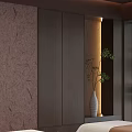 Spa Room Interior With Mountain And Water View 3d model