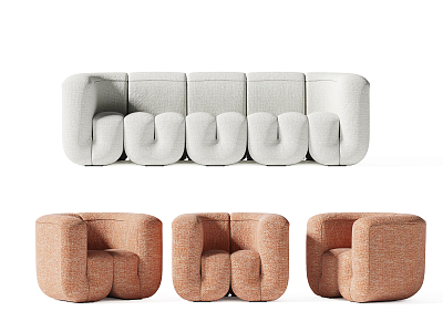 Modern combination sofa combination model