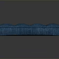 Blue Square Furniture Cushion With Soft Textured Fabric For Chair Seats