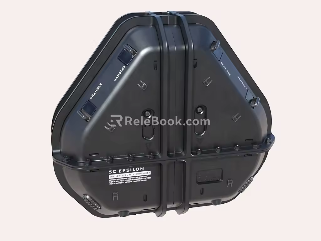 Sci-fi Container Flying Vehicle Container Sci-fi 3d model
