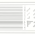 Decorative Interior Molding Lines With Various Designs And Shapes For Home Decoration