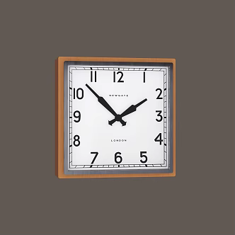 Clock clock wall clock alarm clock retro Chinese wall clock Chinese clock 3d model