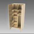 Light Wooden Single Bed With Underbed Storage Drawers Mattress And Gray Pillows