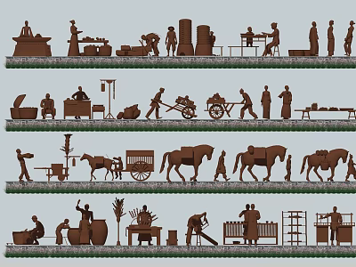 Commercial Copper Man 3d model Commercial Copper Man 3d model