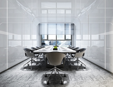 Modern Meeting Room Small Meeting Room 3d model