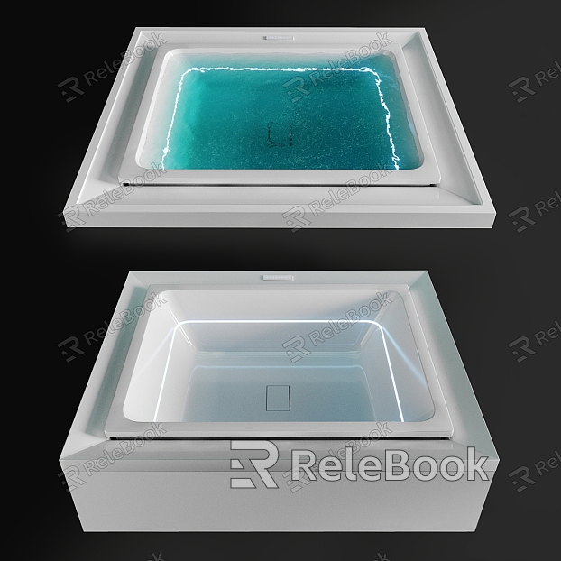 Courtyard Bath Pool model