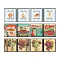 Vintage Advertisement Character Paintings With Retro Style Framed Artworks
