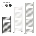 Modern Bathroom Accessories Featuring Black White Silver Towel Rails And Functional Design