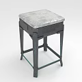 Modern Bar Stool With Gray Cushioned Seat Black Frame And Sturdy Cross Support