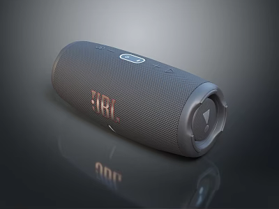 JBL Portable Cylindrical Bluetooth Speaker With Wireless Connectivity And LED 3d model
