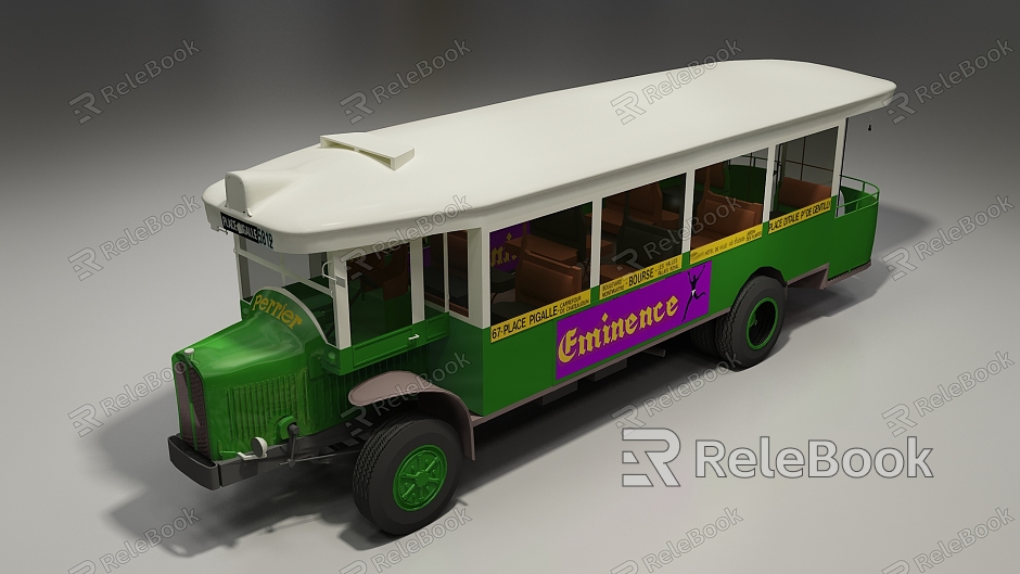 Modern Bus Bus Car model