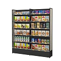 Shelf Display Cabinet Meiyijia Shelf Convenience Store Shelf Snacks Snack Shop Convenience Store Meiyijia 3d model