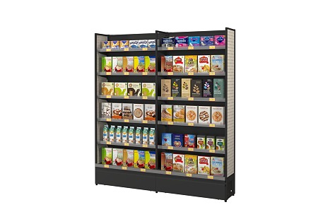 Shelf Display Cabinet Meiyijia Shelf Convenience Store Shelf Snacks Snack Shop Convenience Store Meiyijia 3d model