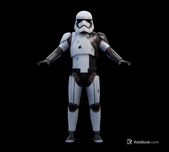 Realistic Storm Soldier Modern Realistic Soldier Storm Soldier Movie Star Wars Future Technology 3d model