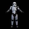 Realistic Storm Soldier Modern Realistic Soldier Storm Soldier Movie Star Wars Future Technology 3d model